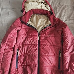 BMW Red Puffer Jacket